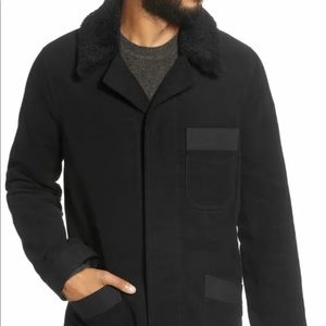 BLDWN Mens Chanti Car Coat: Size M: Black